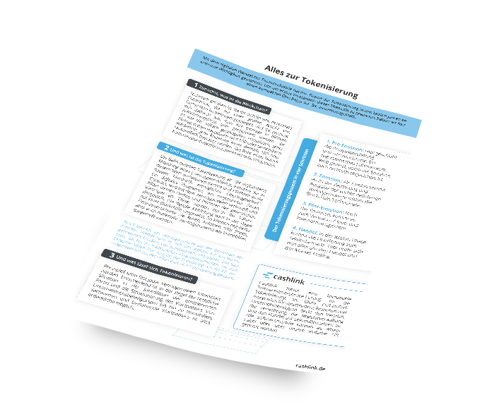 tokenisierung onepager von Maguar Continuation Fund I II GmbH & Co. KG mockup